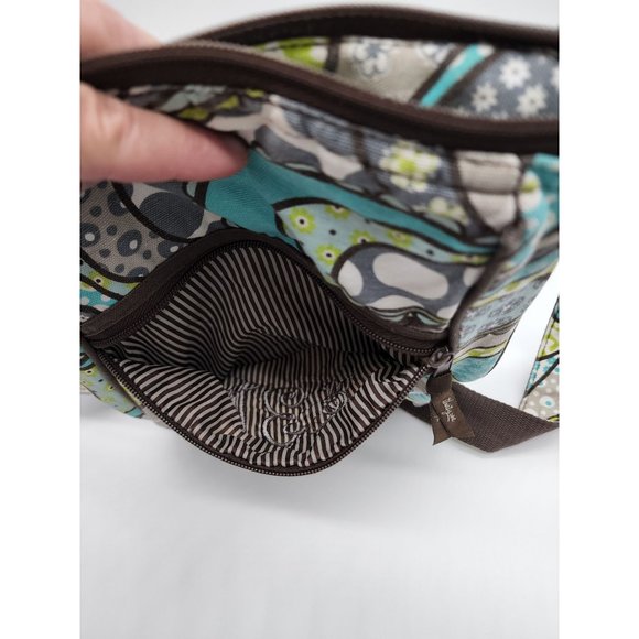 Thirty One Monogramed Cross Body Paisley Print Womens Purse - Picture 5 of 7